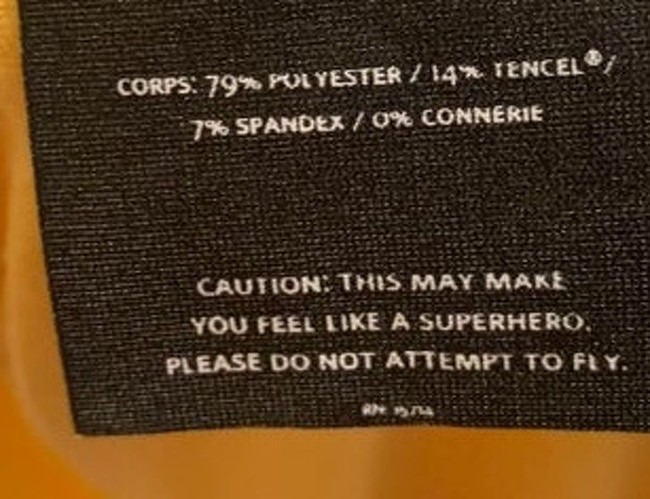 Pakai baju ini bisa bikin kamu merasa hebat dan jadi superhero. Mungkin karena sangat nyaman dan ringan dipakai? Foto: Instagram, Brightside