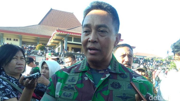 KSAD, Jenderal TNI Andika Perkasa di UGM, Jumat (9/8/2019).
