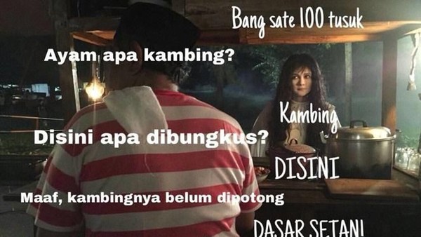 Yang Kocak hingga Seram, 8 Meme Sate Ini Bikin Gak Sabar Pengen Nyate