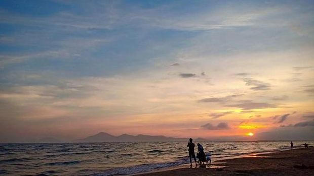 Pantai Dadaepo di Korea Selatan