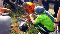 Ada belasan adegan yang direka ulang dalam rekonstruksi yang digelar di Jalan Baru Sukaraja, Pasir Halang, Sukabumi, Jawa Barat, Jumat (9/8/2019).
