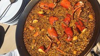 Selain mengunggah foto keseharian dan liburan, Matilde banyak memamerkan foto makanan. Di London ia mencicip sajian berbahan kepiting yang kelihatan enak. Foto: Instagram matildefmf