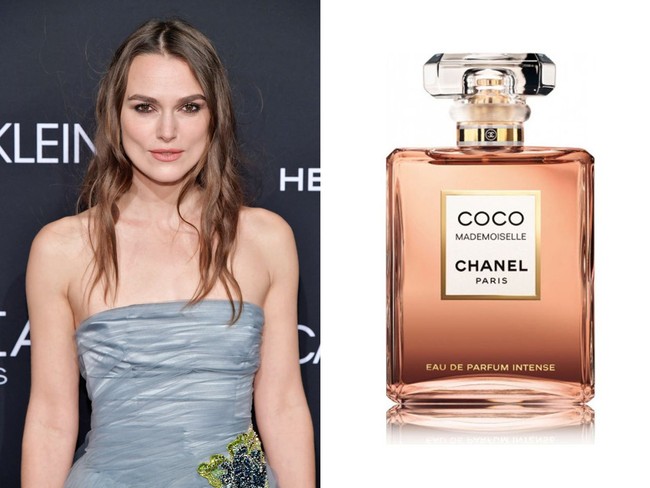 Sebagai brand ambassador dari Coco Mademoiselle keluaran Chanel, Keira Knighley tentu saja memakai parfum favorit banyak wanita lain di dunia itu. Parfum yang juga dikenal dengan nama Chanel No 5 ini dijual seharga Rp 2 jutaan. Foto: Getty Images