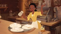 Lewat film The Princess and The Frog garapan Disney, karakter Tiana mahir membuat gumbo dan beignets yang tampil cantik dengan tambahan gula di atasnya. Foto: Istimewa