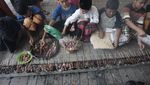 Ini Keseruan Potong Daging Saat Idul Adha