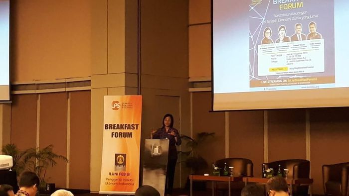 Foto: Sri Mulyani dalam acara ILUNI FEB UI di Graha CIMB Niaga (Danang Sugianto/detikFinance) Foto: Sri Mulyani dalam acara ILUNI FEB UI di Graha CIMB Niaga (Danang Sugianto/detikFinance)