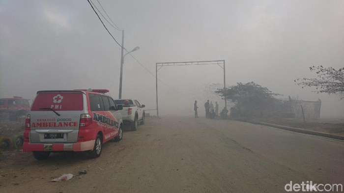Kebakaran TPSA Cilegon Seminggu Belum Padam, Ratusan Warga Mengungsi