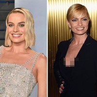 Salah satu pemeran dalam film Suicide Squad, Margot Robbie, ternyata memiliki wajah yang sangat mirip dengan artis dan model Amerika, Jaime Pressly. Foto: Getty Images
