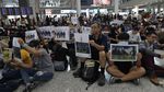 Aksi Protes di Hong Kong Berlanjut, Massa Kini Duduki Bandara