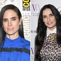 Artis yang telah memulai kariernya menjadi model sejak kecil, Jennifer Connely memiliki kemiripan dengan Demi Moore. Keduanya dianggap memiliki bentuk muka serta garis senyum yang hampir sama. Foto: Getty Images