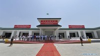Ini adalah service area Jalan Tol Sukkur-Multan di Multan Pakistan tengah. Foto: Dok. Xinhua/Ahmad Kamal