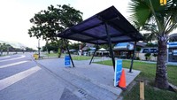 Jalan Bypass tersebut juga akan mendukung sirkuit MotoGP yang juga akan dibangun di kawasan Mandalika.  Selain untuk mendukung sirkuit MotoGP,  jalan bypass itu sebagai akses yang paling bagus untuk masuk ke Mandalika. Pool/Kementerian PUPR.