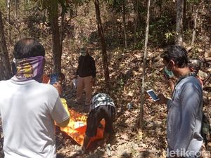 Mayat Pria Misterius Ditemukan di Hutan Jati Wonogiri