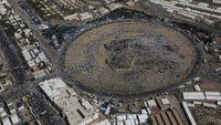 Begini pergerakan jemaah haji menuju Arafah. REUTERS/ Umit Bektas.