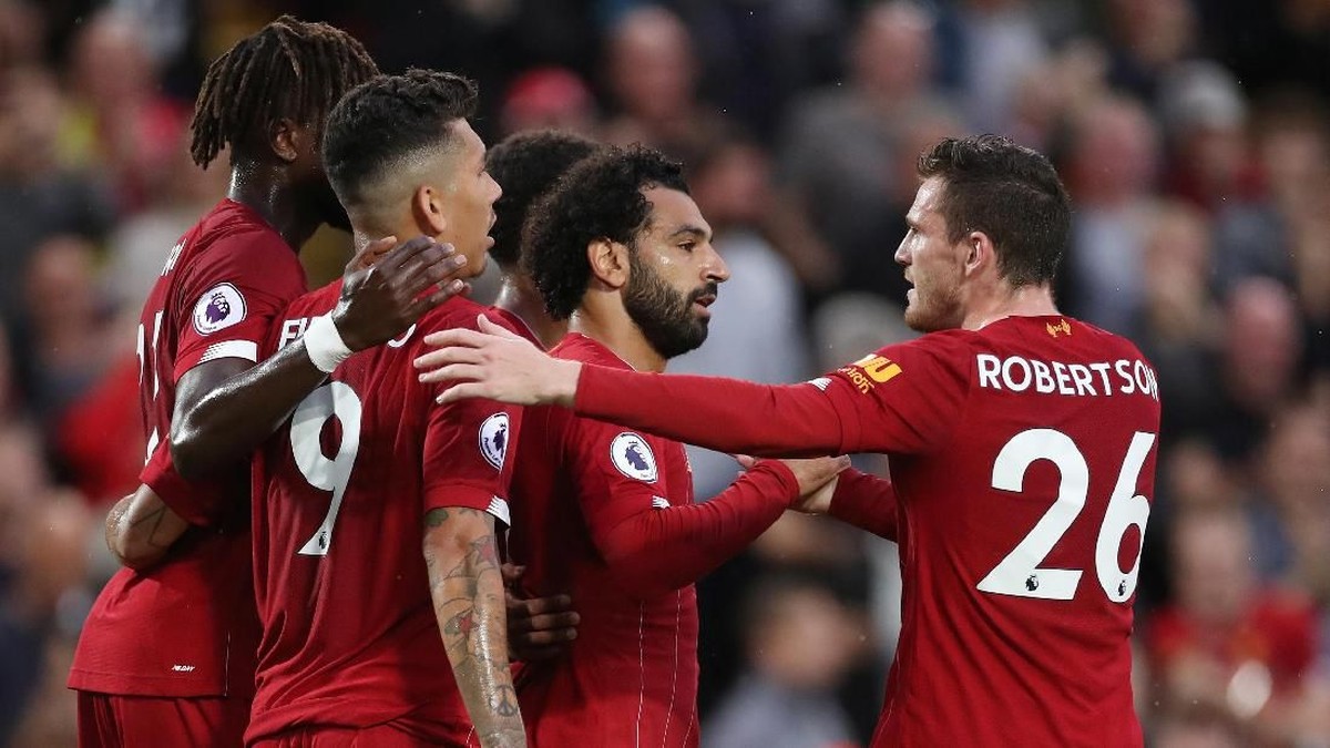 Liverpool ungguli Norwich City 4-0 di babak pertama (Carl Recine/Reuters)