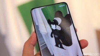 Seketika akan muncul animasi dari artwork tersebut. Foto: Adi Fida Rahman/detikINET