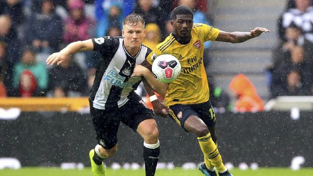 Newcastle dan Arsenal saling menekan di sepanjang pertandingan.