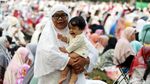 Potret Iriana Jokowi Salat Idul Adha Bareng Umat Muslim di Bogor