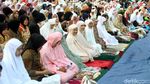 Potret Iriana Jokowi Salat Idul Adha Bareng Umat Muslim di Bogor