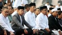 Dalam Idul Adha ini Jokowi berbicara mengenai ketakwaan terhadap Allah SWT dan hubungan antarsesama manusia.