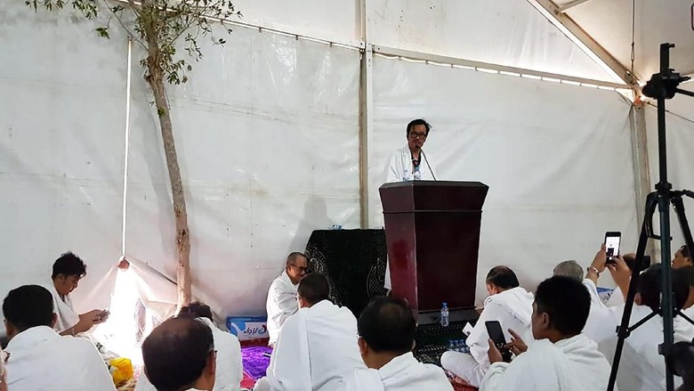 Pesan Persamaan dari Dubes Agus di Tanah Arafah Pesan Persamaan dari Dubes Agus di Tanah Arafah