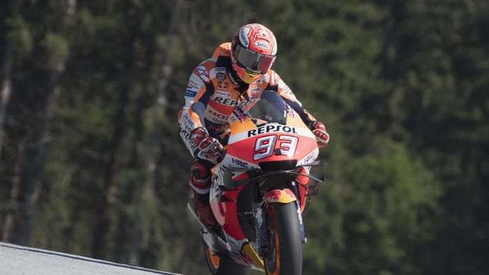 Marc Marquez finis kedua di MotoGP Austria. (Foto: Mirco Lazzari gp/Getty Images) Marc Marquez finis kedua di MotoGP Austria. (Foto: Mirco Lazzari gp/Getty Images)