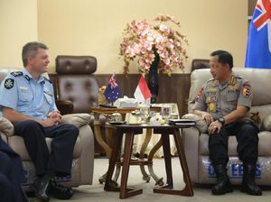 Kapolri dan Pejabat AFP Tukar Cerita Soal Kondisi Indonesia dan Australia