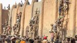 Potret Masjid Megah dari Lumpur di Mali