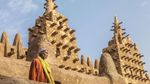 Potret Masjid Megah dari Lumpur di Mali