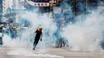 Lagi, Bentrokan Terjadi Antara Massa Aksi dan Polisi di Hong Kong