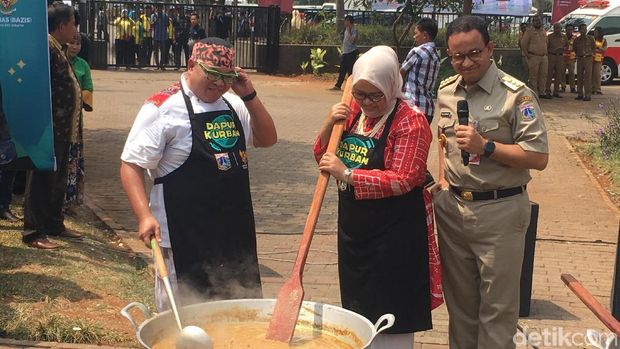 5.000 Boks Masakan Daging Kurban Bintang Lima DKI Dibagikan Hari Ini