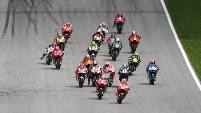 JUDI ONLINE Jadwal sementara MotoGP 2020 dirilis (Foto: Lisi Niesner / Reuters)