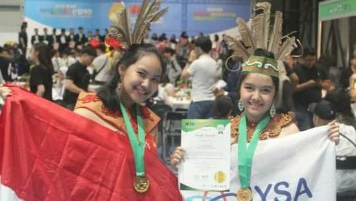 Aysa Aurealya Maharani dan Anggina Rafitri (dok: IYSA) Aysa Aurealya Maharani dan Anggina Rafitri (dok: IYSA)
