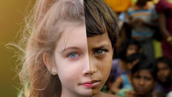 Gadis pengungsi Rohingya yang baru tiba di Bangladesh. Foto: Uğur Gallenkuş