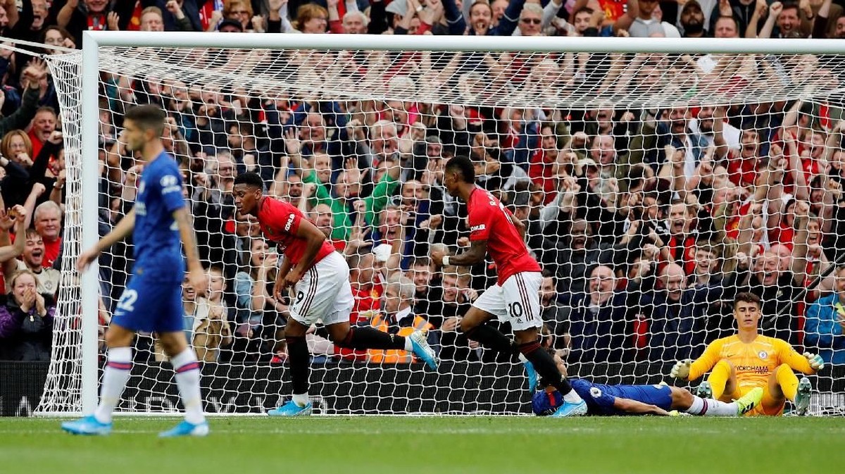 Hasil Liga Inggris pekan pertama diwarnai kemenangan telak Manchester United atas Chelsea (Foto: Phil Noble/Reuters)