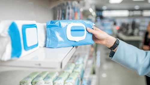 Ilustrasi tisu basah