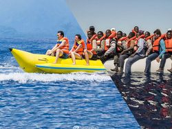 Perbandingan Dua Foto Kehidupan yang Menyayat Hati