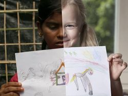 Perbandingan Dua Foto Kehidupan yang Menyayat Hati