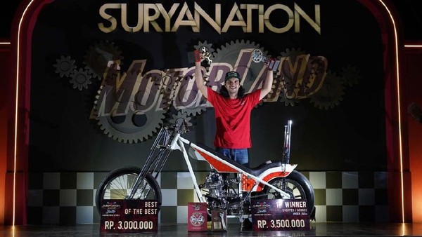 Motor Bercorak Harimau Jawara Modifikasi Palembang