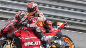 Dovizioso Menangi Balapan Sengit dengan Marquez di MotoGP Austria