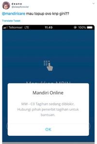 Mandiri Online Hari Ini Error Ramai Netizen Keluhkan Susahnya Akses Mandiri Online Jevt Online