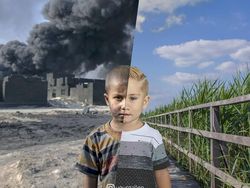 Perbandingan Dua Foto Kehidupan yang Menyayat Hati