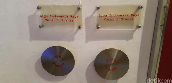 Diorama Sejarah Perjalanan Bangsa ini termasuk modern karena ada beberapa tombol yang akan mengeluarkan suara jika dipencet (Ahmad Masaul Khoiri/detikcom) Diorama Sejarah Perjalanan Bangsa ini termasuk modern karena ada beberapa tombol yang akan mengeluarkan suara jika dipencet (Ahmad Masaul Khoiri/detikcom)