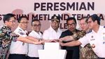 Menhub Resmikan Stasiun KA Telaga Murni di Bekasi