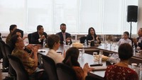 Selaku Executive Vice President The Trump Organization, Donald Trump Jr terbang langsung dari Negeri Paman Sam untuk membahas sejumlah proyek raksasa yang dibesut dengan MNC Land. Foto: dok. Tim HT