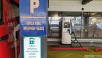 Penampakan SPLU untuk Cas Mobil Listrik di Jakarta