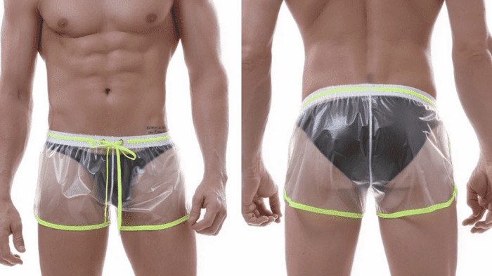 Celana renang transparan yang jadi viral. Foto: Dok. Maverick Swimwear Celana renang transparan yang jadi viral. Foto: Dok. Maverick Swimwear