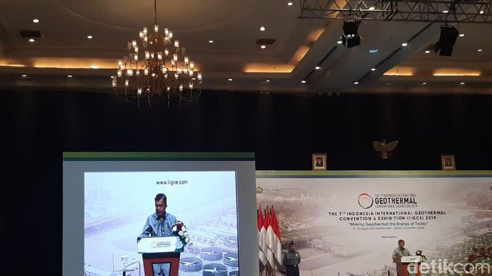 Wapres Jusuf Kalla di acara pengusaha panas bumi/Foto: Achmad Dwi Afriyadi/detikFinance Wapres Jusuf Kalla di acara pengusaha panas bumi/Foto: Achmad Dwi Afriyadi/detikFinance