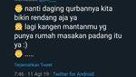 Bikin Gregetan! Ini Percakapan Cewek dan Cowok Soal Daging Kurban