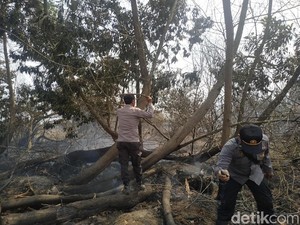 Cerita AKBP Kaswandi 3 Malam di Titik Hotspot demi Padamkan Karhutla